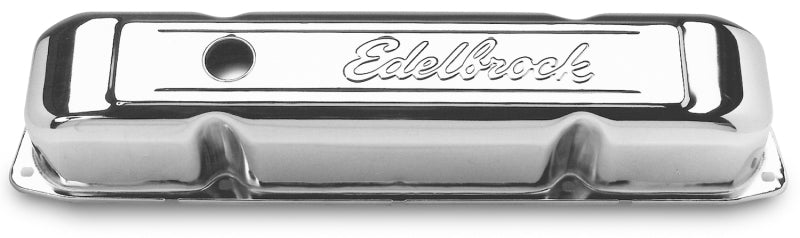 Couvercle de soupape Edelbrock Signature Series Chrysler 1958-1979 361-440 V8 Chrome