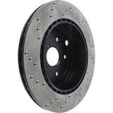 StopTech 08-17 Subaru WRX Cryo Drilled Sport Left Rear Rotor