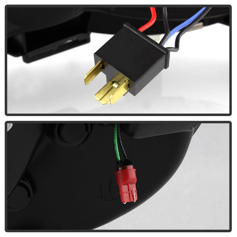 Phares Spyder 05-11 Toyota Tacoma Ver 2 Proj - Barre lumineuse DRL - Fumée noire PRO-YD-TT05V2-LB-BSM