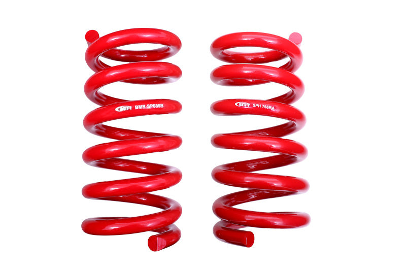 Jeu de ressorts d'abaissement BMR 18-20 S550 Mustang GT MagneRide/15-20 GT350 arrière uniquement - Rouge