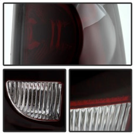 xTune Chevy Silverado 1500-2500-3500 03-06 OEM Style Tail Lights Red Smoked ALT-JH-CS03-OE-RSM