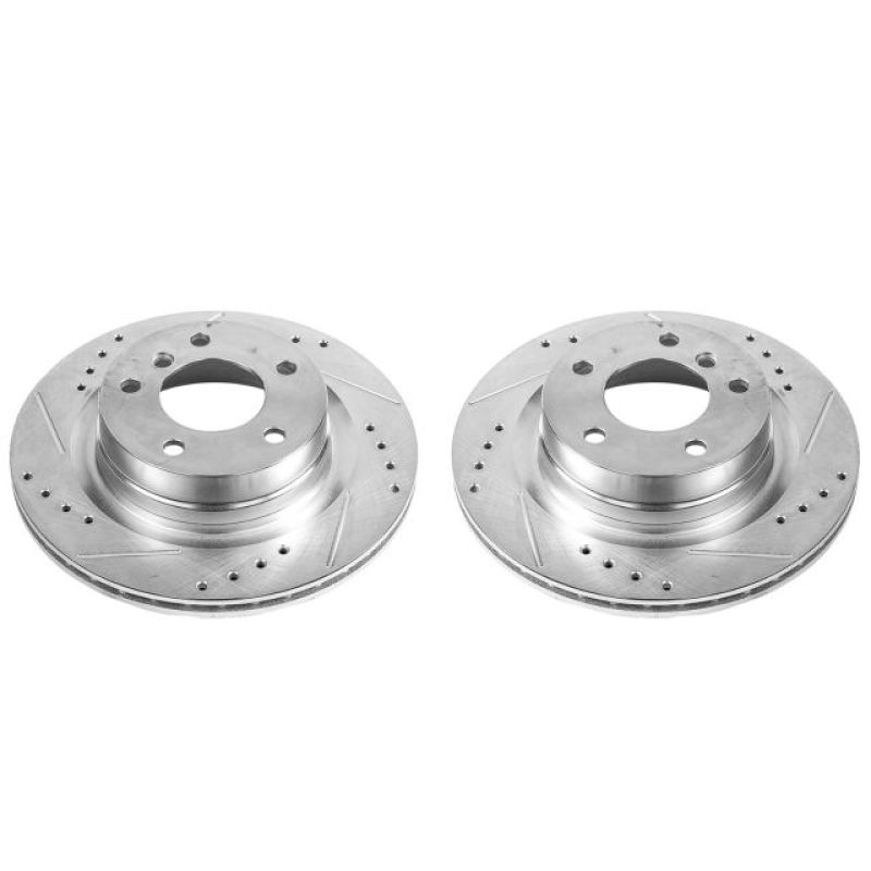 Disques de frein arrière Power Stop 14-16 BMW 228i Evolution percés et fendus - Paire