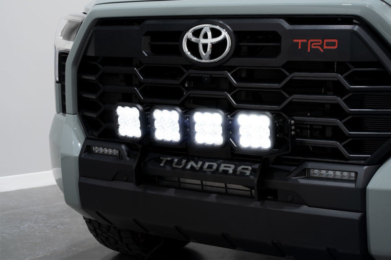 Ensemble de barres lumineuses CrossLink pour calandre Toyota Tundra SS5 2022 de Diode Dynamics - Combo blanc Pro