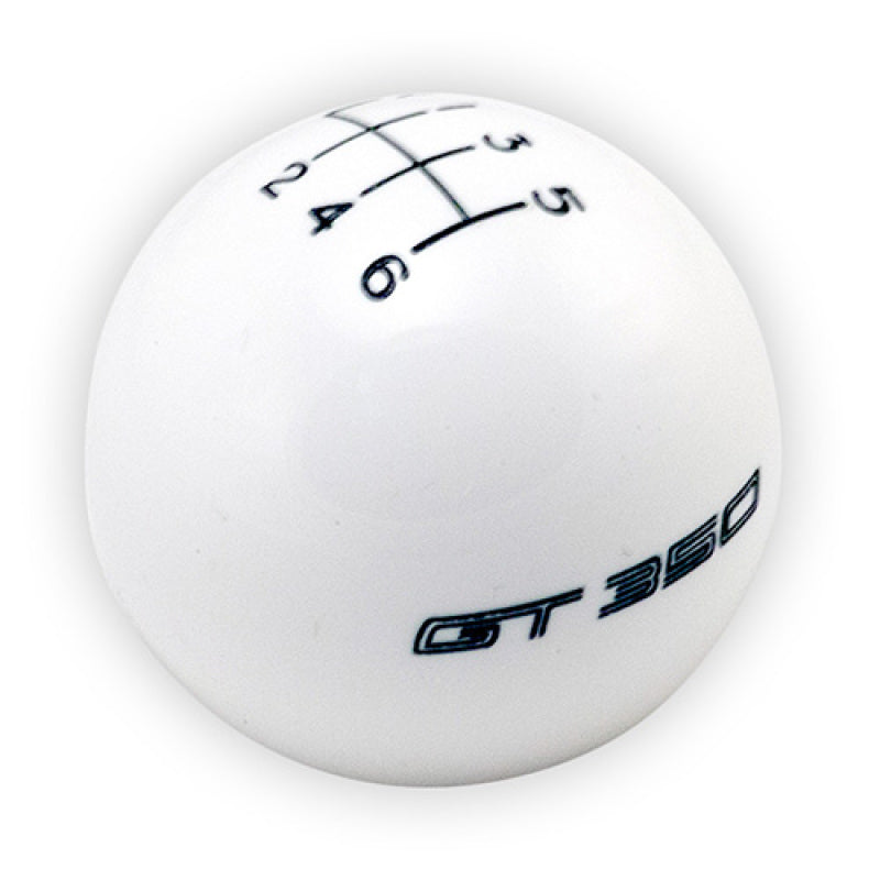 Pommeau de levier de vitesse Ford Performance GT350 6 vitesses – Blanc