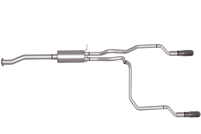 Échappement double à double séparation Cat-Back de 1,75 po pour Chevrolet S10 LS 2,2 L de Gibson 96-97 - Aluminisé