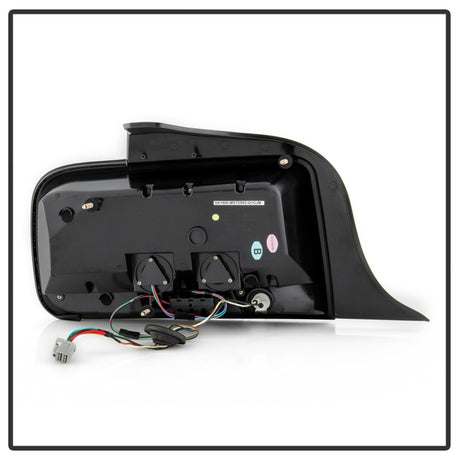 Feux arrière à LED Spyder 05-09 Ford Mustang (barre lumineuse blanche) - Fumé ALT-YD-FM05V3-LED-SM
