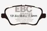 Plaquettes de frein avant EBC Bluestuff pour Ford Fiesta (MK7) 2017+
