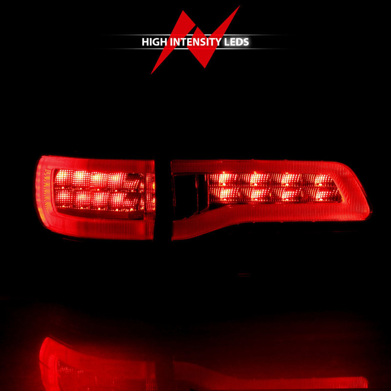 Feux arrière à LED ANZO 2014-2016 Jeep Grand Cherokee Rouge/Clair