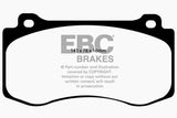 Plaquettes de frein avant extra-robustes EBC 06-10 Jeep Grand Cherokee SRT-8 6.1L