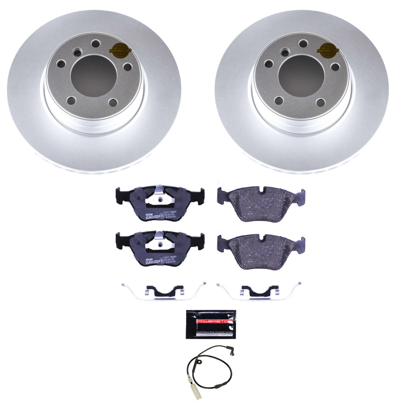 Power Stop 04-05 BMW 525i Front Euro-Stop Brake Kit