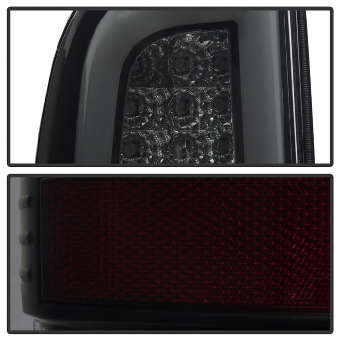 Feux arrière à LED Spyder 97-03 Ford F150 Style F250 V3 - Noir Smk ALT-YD-FF15097V3-LBLED-BSM