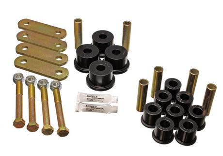 Ensemble de manilles robustes noires pour Ford Mustang 64-73 Energy Suspension
