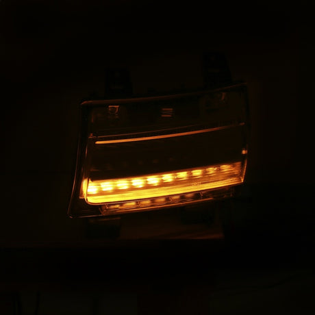 ANZO 18-19 Jeep Wrangler JL LED Chrome Clear avec signal séquentiel