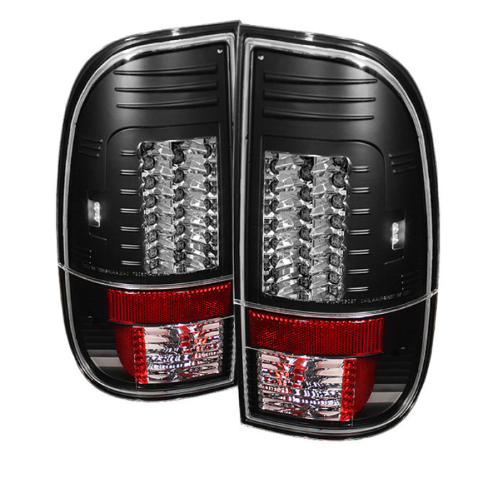 Feux arrière à LED Spyder Ford Super Duty 08-15 Version 2 Noir ALT-YD-FS07-LED-G2-BK