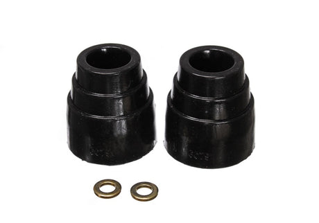 Butée de suspension universelle Energy Suspension 2-1/2" de haut - Noir