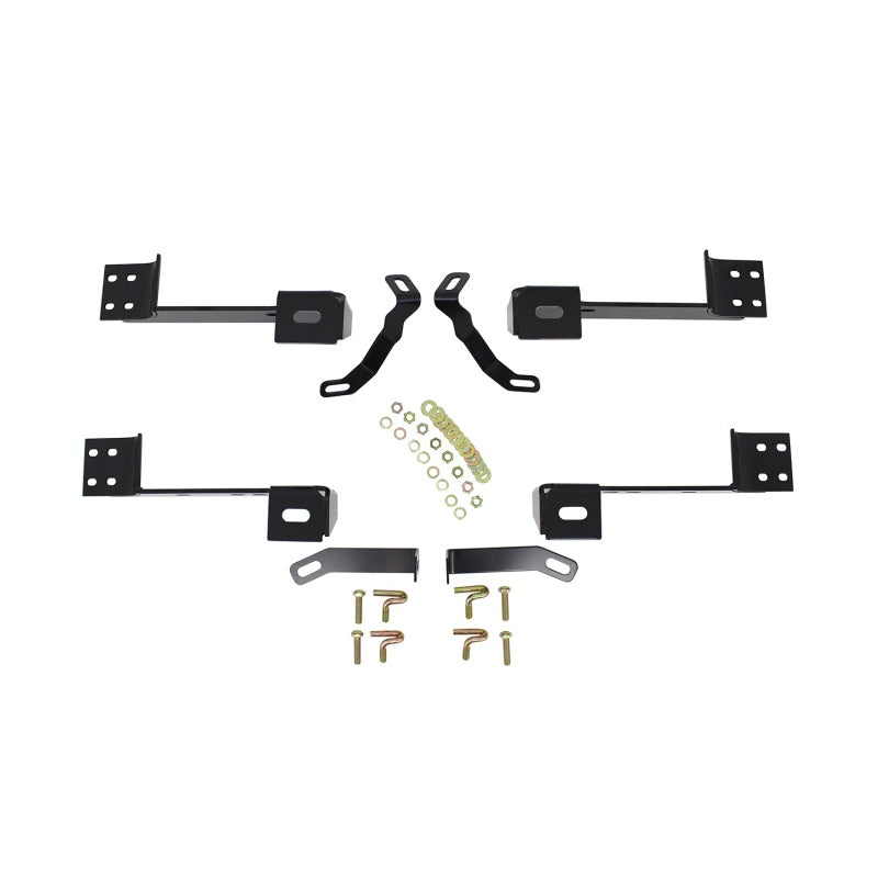 Kit de montage de marchepied Nerf ovale Westin 99-14 Chevy Silv 2500/3500 Reg/Ext Cab Premier - Noir