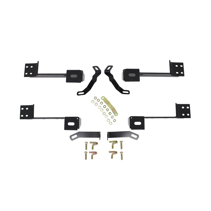 Kit de montage de marchepied Nerf ovale Westin 99-14 Chevy Silv 2500/3500 Reg/Ext Cab Premier - Noir