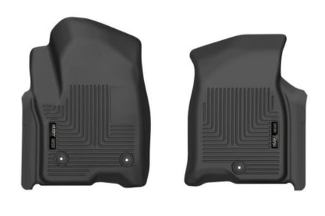 Revêtements de sol de siège avant noirs Husky Liners 21-23 Chevy Tahoe / 21-23 Cadillac Escalade X-Act Contour