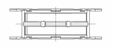 Jeu de roulements principaux ACL 03+ Ford/Mazda 4 2.0L/2.3L DOHC Duratec série course de taille standard