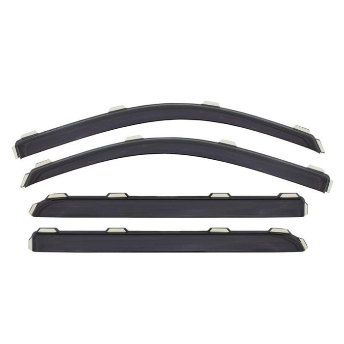 AVS 10-18 Ford Taurus Ventvisor In-Channel Front & Rear Window Deflectors 4pc - Smoke