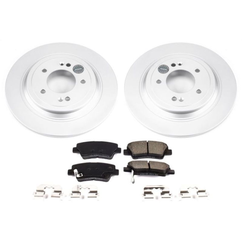 Kit de freins arrière Power Stop 17-18 Kia Sportage Z17 Evolution Geomet avec revêtement