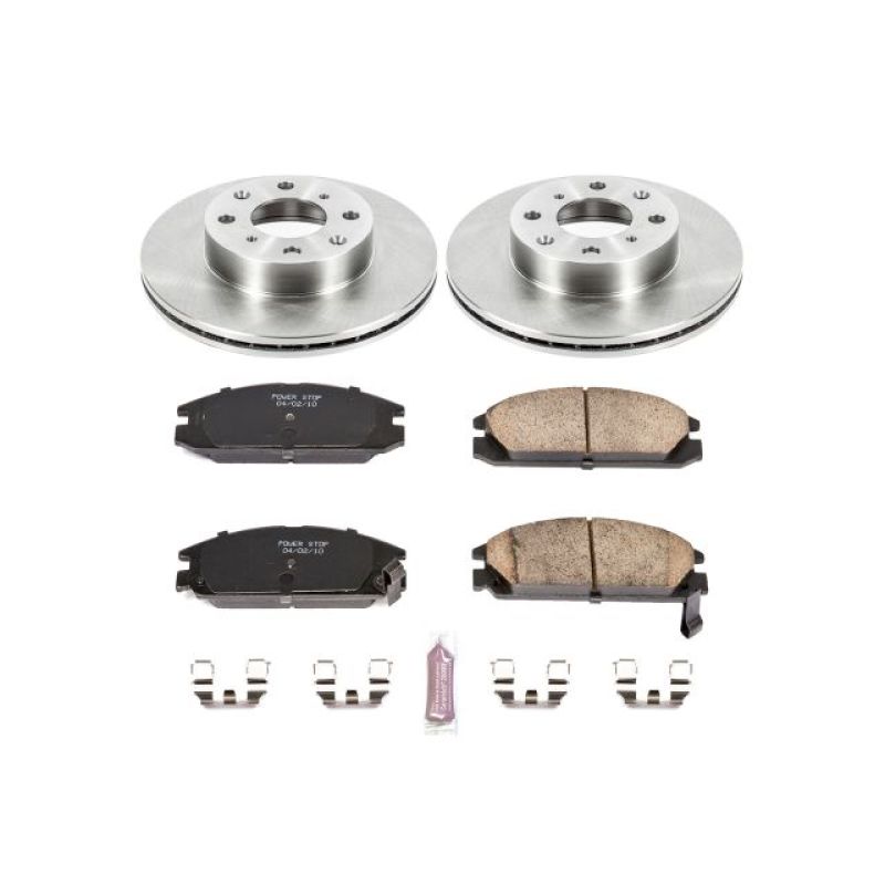 Kit de freins avant Power Stop Autospecialty pour Honda Accord 88-89