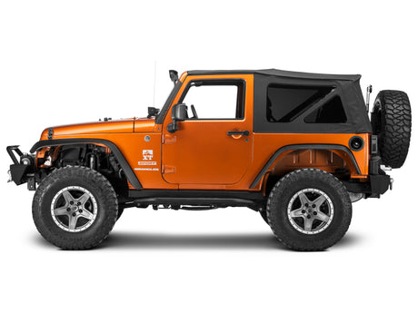 Barre lumineuse LED Raxiom 07-18 Jeep Wrangler JK 50 pouces avec support auxiliaire pour pare-brise
