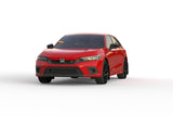 Garde-boue rouge UR Rally Armor 2022 Honda Civic (y compris Si/Sport/Touring) avec logo blanc