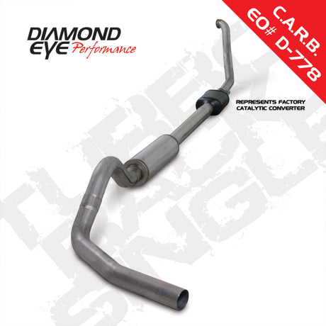 KIT Diamond Eye 4 po TB SGL SS : 94-97 FORD 7,3 L F250/F350 PWRSTROKE NFS AVEC CARBURANT ÉQUIVALENT STDS