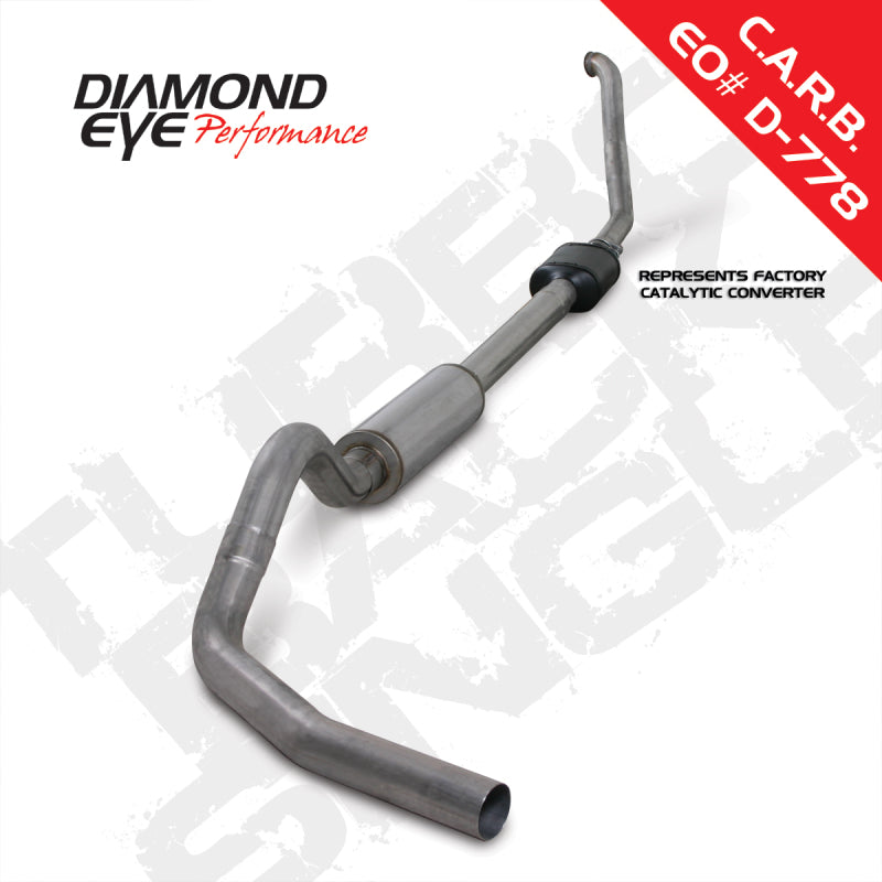 KIT Diamond Eye 4 po TB SGL SS : 94-97 FORD 7,3 L F250/F350 PWRSTROKE NFS AVEC CARBURANT ÉQUIVALENT STDS
