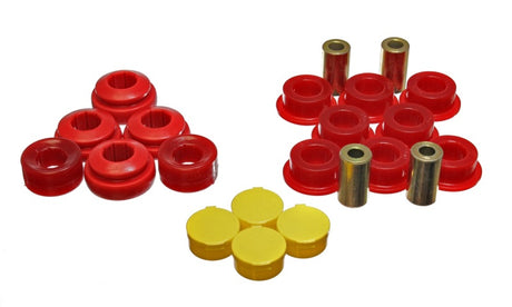 Ensemble de bagues de bras de suspension arrière rouges pour Honda Civic/CRX 01-05 / Civic Si 02-05 Energy Suspension