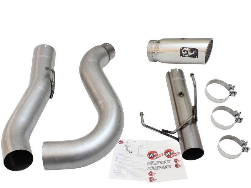 Échappement aFe MACHForce XP à gros alésage 5 pouces DPF-Back SS 13-15 Dodge Trucks L6-6,7 L (td) *Pointe polie