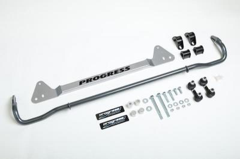 Progress Tech 92-95 Honda Civic Rear Sway Bar (22mm - Adjustable) Incl Bar Brace and Adj End Links