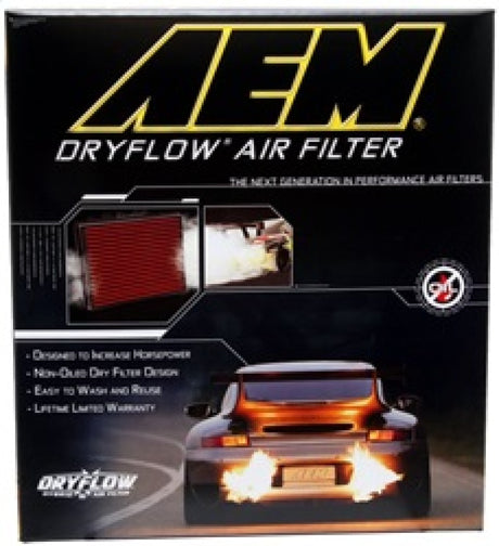Filtre DryFlow AEM 08-10 F150/250/350 / 07-10 Expedition 10,5 po O/SL x 9,875 po O/SW x 2,188 po H