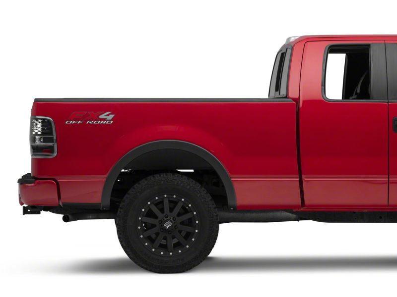 Feux arrière à LED Raxiom 04-08 Ford F-150 Styleside - Boîtier noir (lentille transparente)