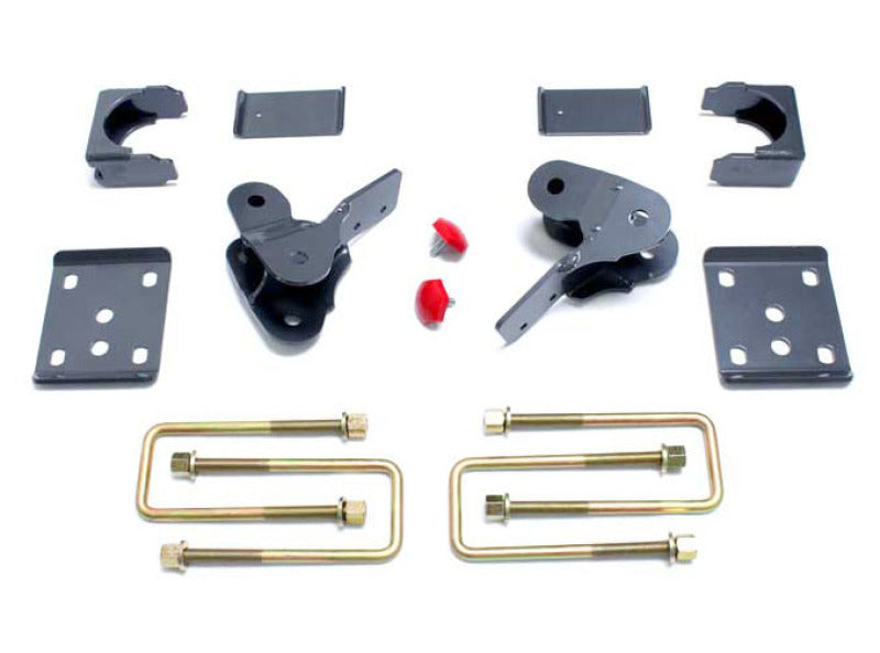 MaxTrac 04-08 Ford F-150 2WD/4WD 4in Rear Lowering Flip Kit w/Hangers