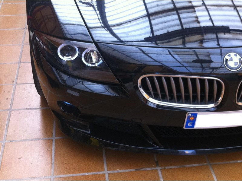 Phares de projecteur Spyder BMW Z4 03-08 Modèle Xénon/HID uniquement - Halo LED noir PRO-YD-BMWZ403-HID-BK