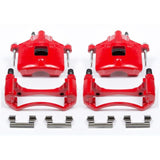 Étriers avant rouges Power Stop 97-05 Buick Century avec supports - Paire