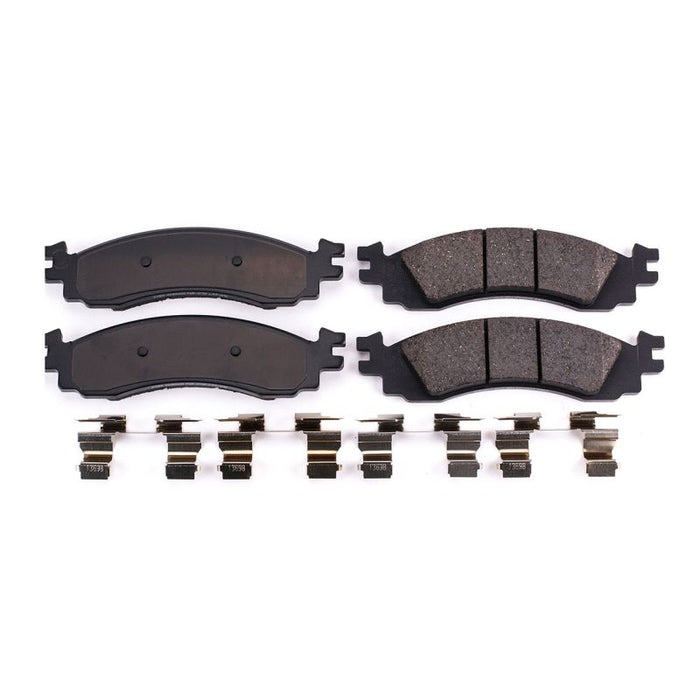 Plaquettes de frein avant Power Stop 06-10 Ford Explorer Z17 Evolution en céramique avec matériel