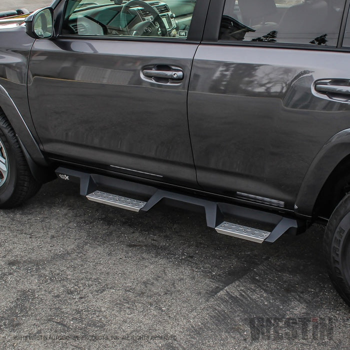 Marchepieds Westin 10-17 Toyota 4Runner Trail Edition (Excl. Ltd) HDX en acier inoxydable - Tex. Blk