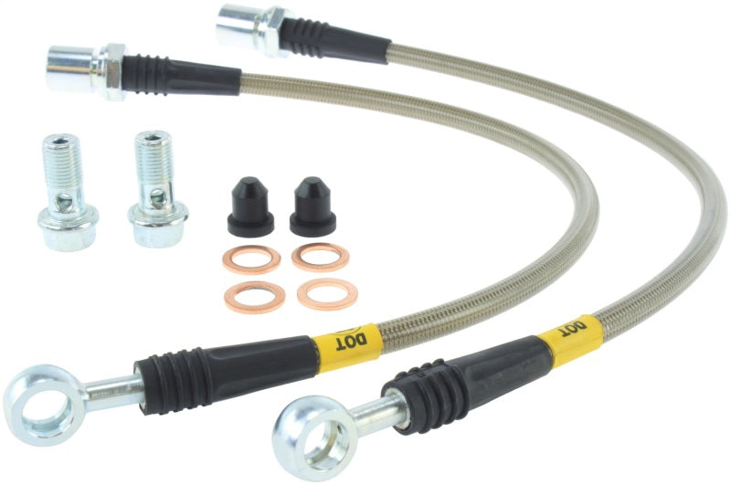 Conduites de frein avant en acier inoxydable StopTech 98-05 Lexus GS300/GS350/GS400/GS430/GS450H