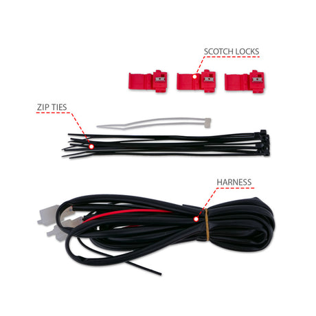 Feux arrière à LED ANZO 2014-2016 Jeep Grand Cherokee Rouge/Clair