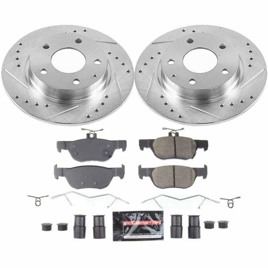 Power Stop 2019 Mazda 3 Rear Z23 Evolution Sport Brake Kit