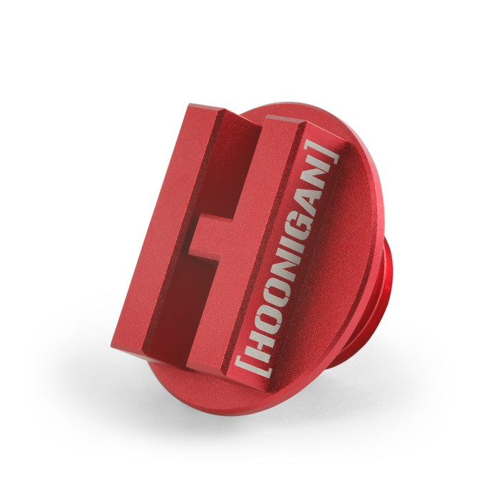 Bouchon de remplissage d'huile Mishimoto 87-01 Ford Mustang Hoonigan - Rouge