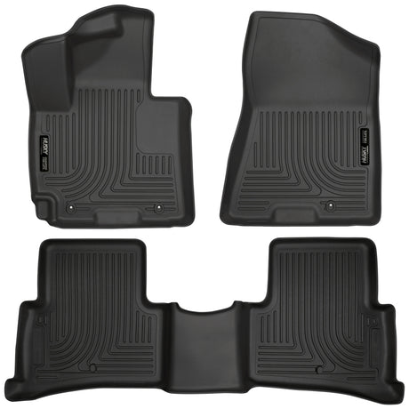Revêtements de sol noirs Husky Liners 2016 Hyundai Tucson WeatherBeater Combo