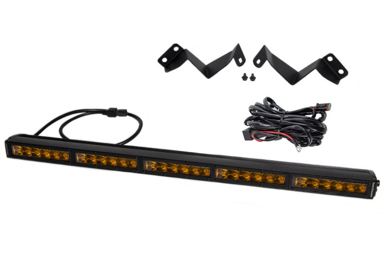 Kit de barre lumineuse furtive Diode Dynamics 16-21 pour Toyota Tacoma SS30 - Conduite ambrée