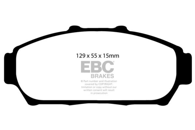 Plaquettes de frein avant Redstuff EBC 94-01 Acura Integra 1.8