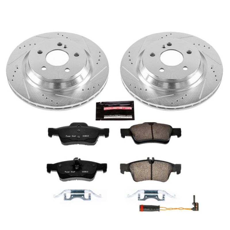 Power Stop 12-13 Mercedes-Benz S350 Rear Z23 Evolution Sport Brake Kit