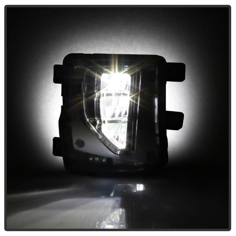 Feu antibrouillard à DEL de style OEM Spyder 16-18 Chevy Silverado 1500 avec interrupteur - Transparent (FL-CSIL16-LED-C)