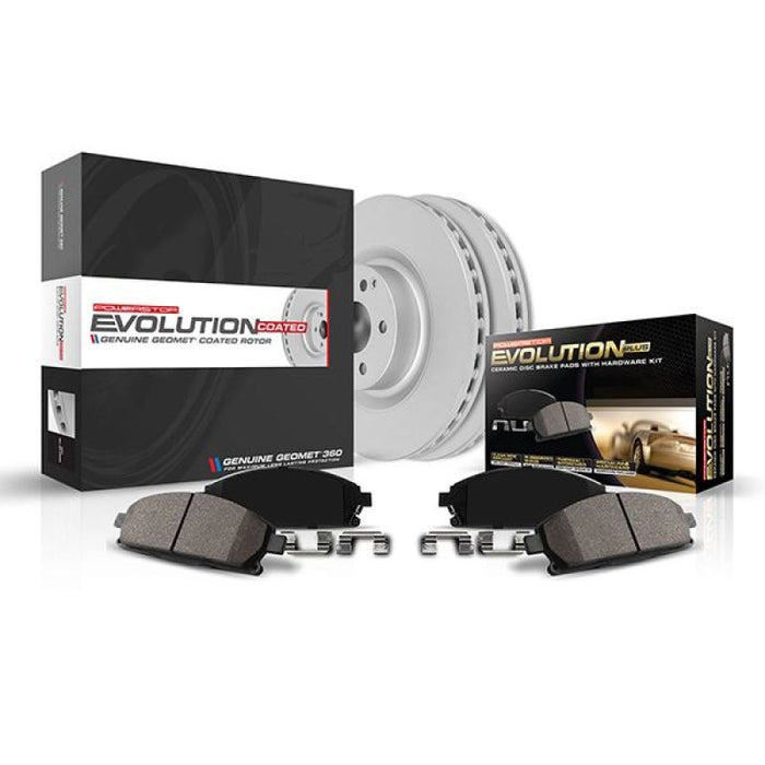 Power Stop 2021 Cadillac XT5 Front Z17 Coated Brake Kit